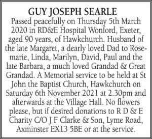 GUY JOSEPH SEARLE