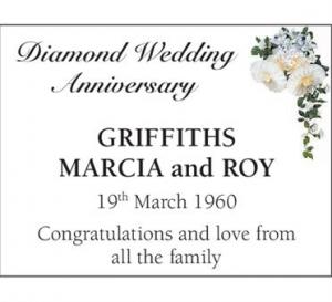 MARCIA and ROY GRIFFITHS