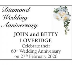 JOHN and BETTY LOVERIDGE