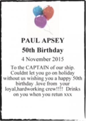 PAUL APSEY