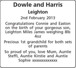 Dowle and Harris