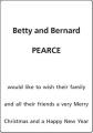 Betty and Bernard PEARCE