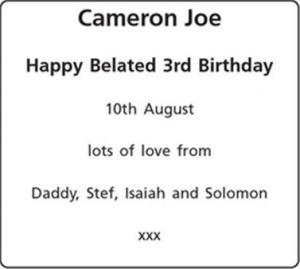 Cameron Joe