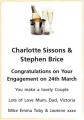 Charlotte Sissons - Stephen Brice