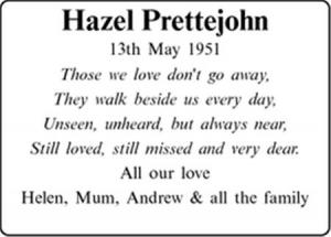 Hazel Prettejohn